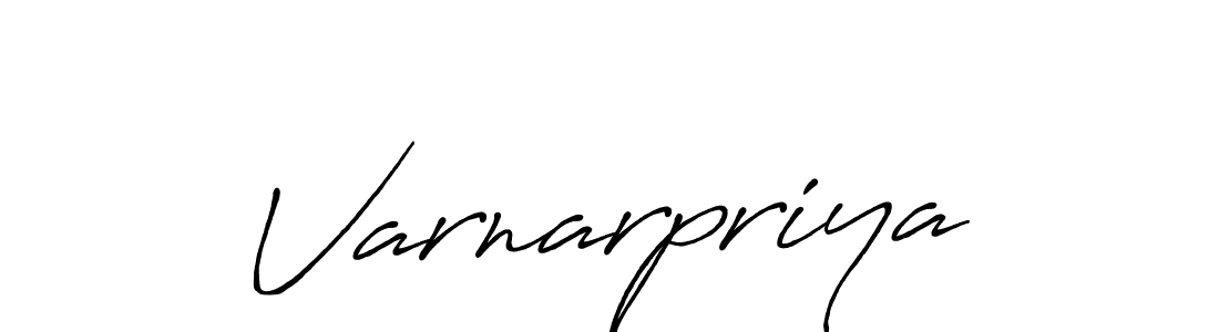 It looks lik you need a new signature style for name Varnarpriya. Design unique handwritten (Antro_Vectra_Bolder) signature with our free signature maker in just a few clicks. Varnarpriya signature style 7 images and pictures png