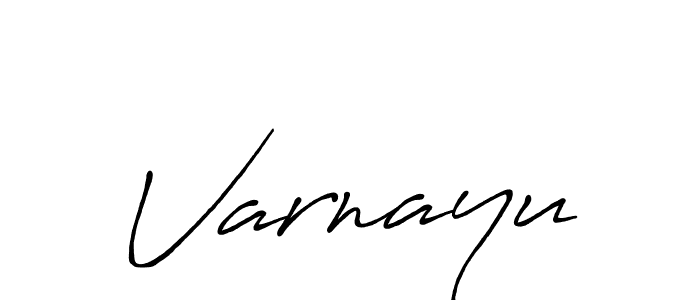 How to make Varnayu name signature. Use Antro_Vectra_Bolder style for creating short signs online. This is the latest handwritten sign. Varnayu signature style 7 images and pictures png