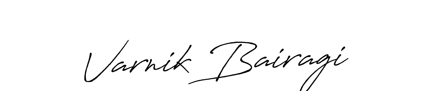 Similarly Antro_Vectra_Bolder is the best handwritten signature design. Signature creator online .You can use it as an online autograph creator for name Varnik Bairagi. Varnik Bairagi signature style 7 images and pictures png