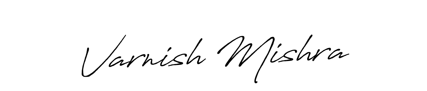 Also You can easily find your signature by using the search form. We will create Varnish Mishra name handwritten signature images for you free of cost using Antro_Vectra_Bolder sign style. Varnish Mishra signature style 7 images and pictures png