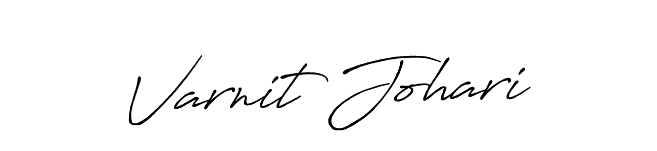 How to make Varnit Johari signature? Antro_Vectra_Bolder is a professional autograph style. Create handwritten signature for Varnit Johari name. Varnit Johari signature style 7 images and pictures png