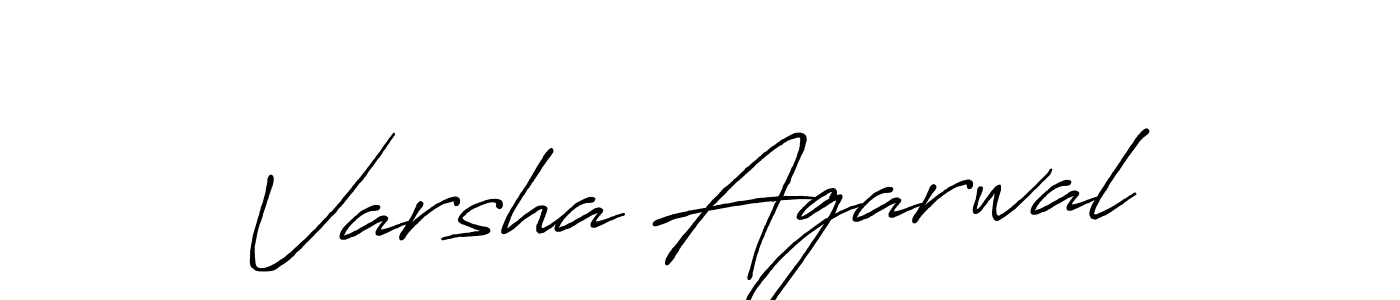 The best way (Antro_Vectra_Bolder) to make a short signature is to pick only two or three words in your name. The name Varsha Agarwal include a total of six letters. For converting this name. Varsha Agarwal signature style 7 images and pictures png