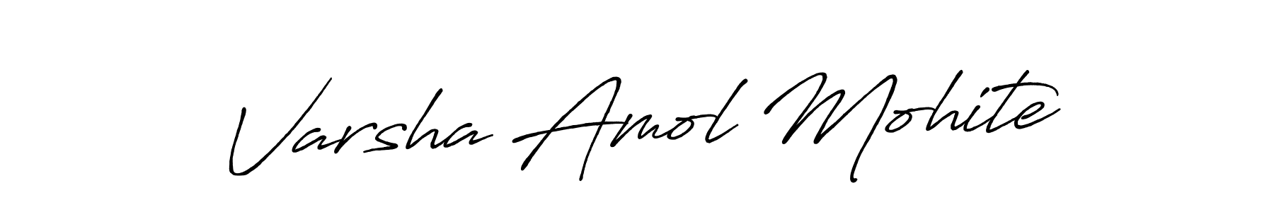 Also we have Varsha Amol Mohite name is the best signature style. Create professional handwritten signature collection using Antro_Vectra_Bolder autograph style. Varsha Amol Mohite signature style 7 images and pictures png