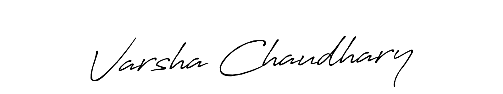 if you are searching for the best signature style for your name Varsha Chaudhary. so please give up your signature search. here we have designed multiple signature styles  using Antro_Vectra_Bolder. Varsha Chaudhary signature style 7 images and pictures png