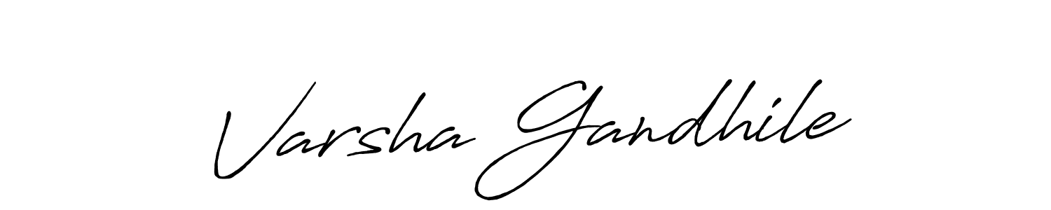You can use this online signature creator to create a handwritten signature for the name Varsha Gandhile. This is the best online autograph maker. Varsha Gandhile signature style 7 images and pictures png