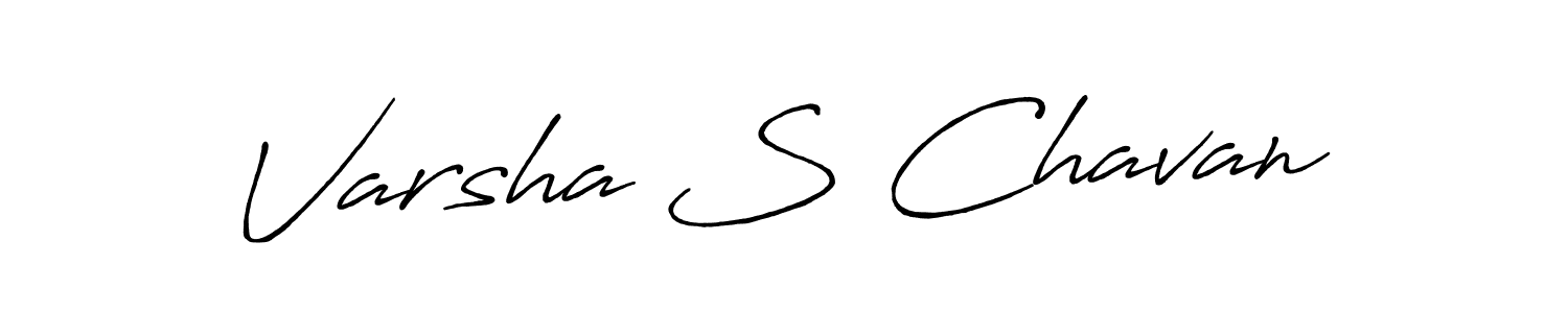 Make a beautiful signature design for name Varsha S Chavan. Use this online signature maker to create a handwritten signature for free. Varsha S Chavan signature style 7 images and pictures png