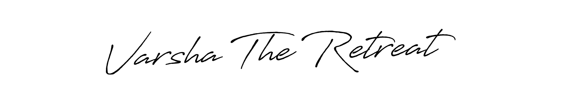 You can use this online signature creator to create a handwritten signature for the name Varsha The Retreat. This is the best online autograph maker. Varsha The Retreat signature style 7 images and pictures png