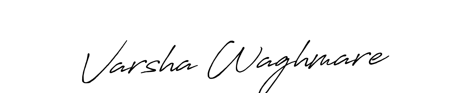 if you are searching for the best signature style for your name Varsha Waghmare. so please give up your signature search. here we have designed multiple signature styles  using Antro_Vectra_Bolder. Varsha Waghmare signature style 7 images and pictures png