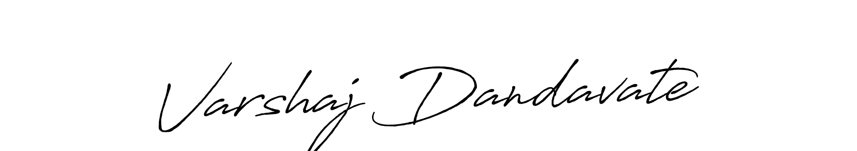 Design your own signature with our free online signature maker. With this signature software, you can create a handwritten (Antro_Vectra_Bolder) signature for name Varshaj Dandavate. Varshaj Dandavate signature style 7 images and pictures png