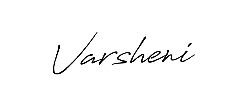 Create a beautiful signature design for name Varsheni. With this signature (Antro_Vectra_Bolder) fonts, you can make a handwritten signature for free. Varsheni signature style 7 images and pictures png