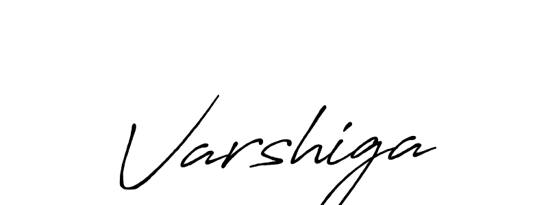 Varshiga stylish signature style. Best Handwritten Sign (Antro_Vectra_Bolder) for my name. Handwritten Signature Collection Ideas for my name Varshiga. Varshiga signature style 7 images and pictures png