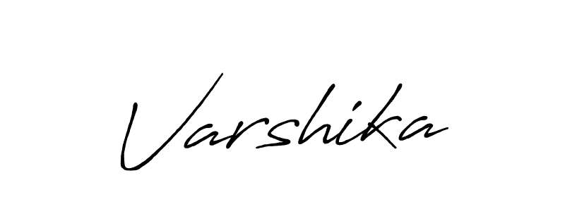 Also You can easily find your signature by using the search form. We will create Varshika name handwritten signature images for you free of cost using Antro_Vectra_Bolder sign style. Varshika signature style 7 images and pictures png