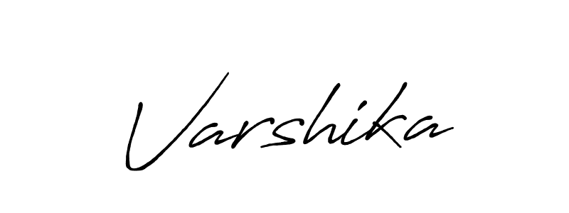 Also You can easily find your signature by using the search form. We will create Varshika name handwritten signature images for you free of cost using Antro_Vectra_Bolder sign style. Varshika signature style 7 images and pictures png