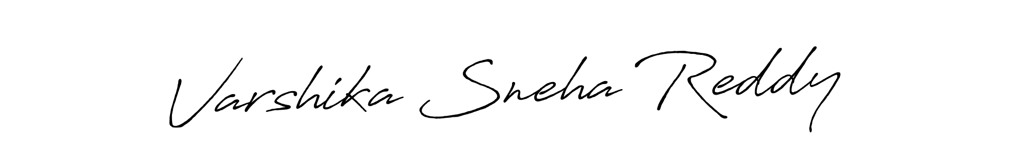 Also we have Varshika Sneha Reddy name is the best signature style. Create professional handwritten signature collection using Antro_Vectra_Bolder autograph style. Varshika Sneha Reddy signature style 7 images and pictures png