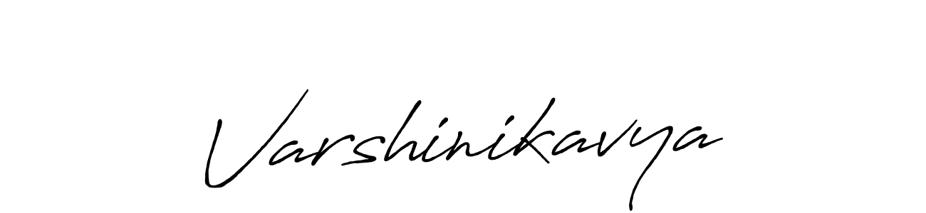 Create a beautiful signature design for name Varshinikavya. With this signature (Antro_Vectra_Bolder) fonts, you can make a handwritten signature for free. Varshinikavya signature style 7 images and pictures png