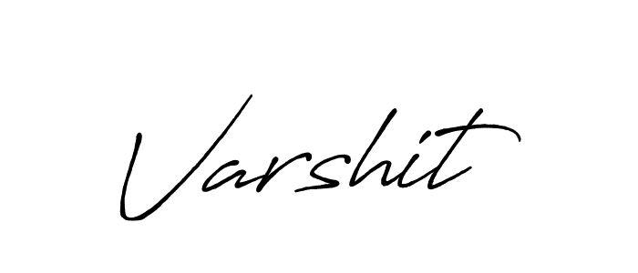 Make a beautiful signature design for name Varshit. Use this online signature maker to create a handwritten signature for free. Varshit signature style 7 images and pictures png