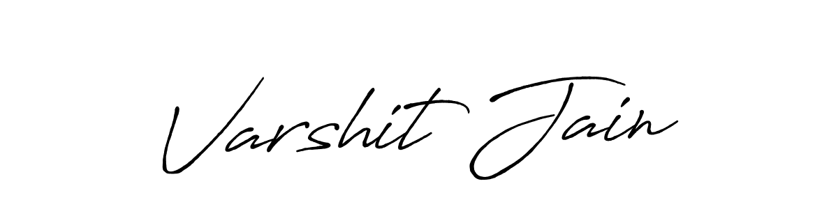 Make a beautiful signature design for name Varshit Jain. Use this online signature maker to create a handwritten signature for free. Varshit Jain signature style 7 images and pictures png