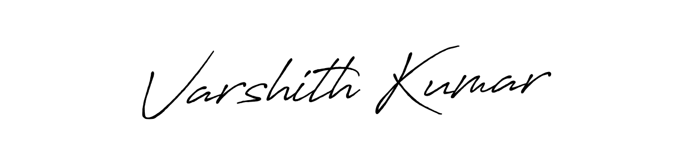 Design your own signature with our free online signature maker. With this signature software, you can create a handwritten (Antro_Vectra_Bolder) signature for name Varshith Kumar. Varshith Kumar signature style 7 images and pictures png