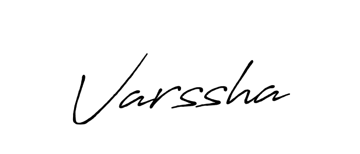 How to make Varssha signature? Antro_Vectra_Bolder is a professional autograph style. Create handwritten signature for Varssha name. Varssha signature style 7 images and pictures png