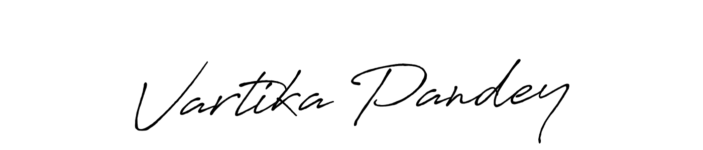 The best way (Antro_Vectra_Bolder) to make a short signature is to pick only two or three words in your name. The name Vartika Pandey include a total of six letters. For converting this name. Vartika Pandey signature style 7 images and pictures png