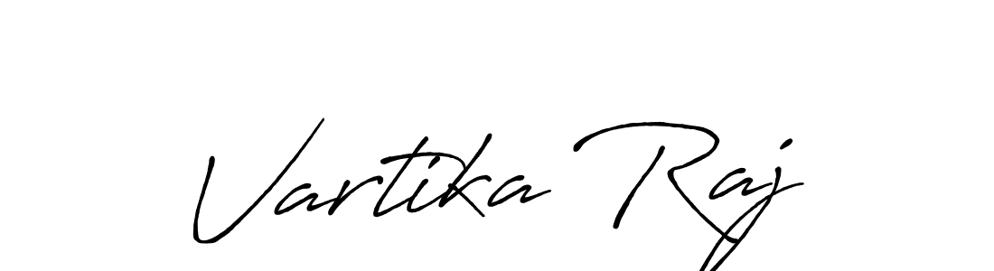 Antro_Vectra_Bolder is a professional signature style that is perfect for those who want to add a touch of class to their signature. It is also a great choice for those who want to make their signature more unique. Get Vartika Raj name to fancy signature for free. Vartika Raj signature style 7 images and pictures png