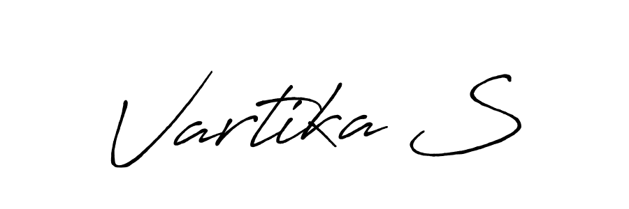 Make a beautiful signature design for name Vartika S. Use this online signature maker to create a handwritten signature for free. Vartika S signature style 7 images and pictures png