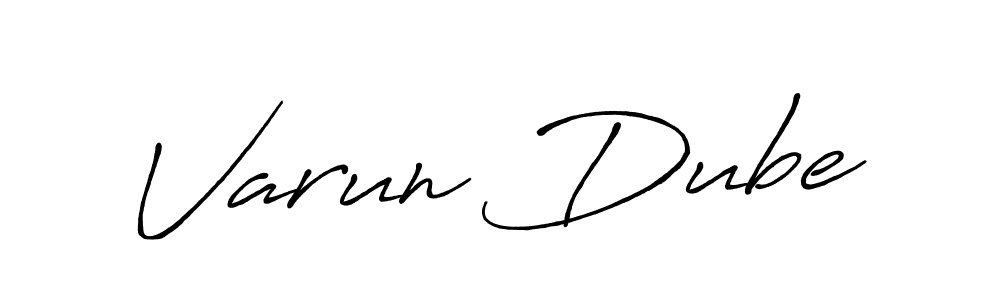 Use a signature maker to create a handwritten signature online. With this signature software, you can design (Antro_Vectra_Bolder) your own signature for name Varun Dube. Varun Dube signature style 7 images and pictures png