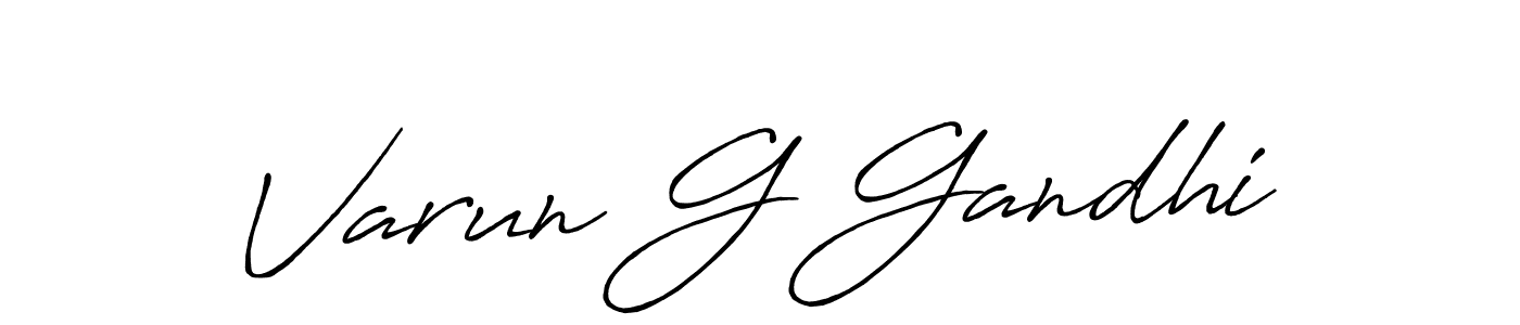 It looks lik you need a new signature style for name Varun G Gandhi. Design unique handwritten (Antro_Vectra_Bolder) signature with our free signature maker in just a few clicks. Varun G Gandhi signature style 7 images and pictures png
