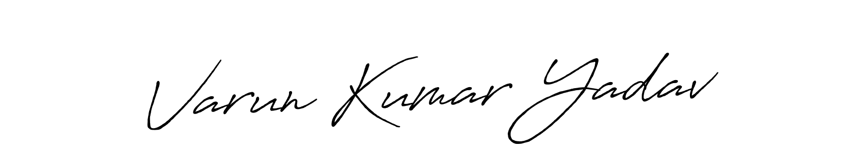 The best way (Antro_Vectra_Bolder) to make a short signature is to pick only two or three words in your name. The name Varun Kumar Yadav include a total of six letters. For converting this name. Varun Kumar Yadav signature style 7 images and pictures png