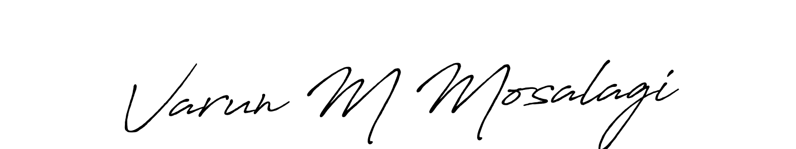 You should practise on your own different ways (Antro_Vectra_Bolder) to write your name (Varun M Mosalagi) in signature. don't let someone else do it for you. Varun M Mosalagi signature style 7 images and pictures png