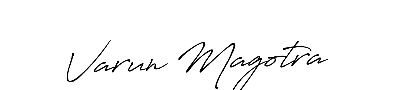 It looks lik you need a new signature style for name Varun Magotra. Design unique handwritten (Antro_Vectra_Bolder) signature with our free signature maker in just a few clicks. Varun Magotra signature style 7 images and pictures png