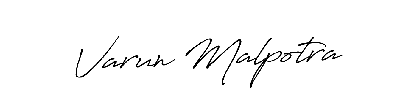 The best way (Antro_Vectra_Bolder) to make a short signature is to pick only two or three words in your name. The name Varun Malpotra include a total of six letters. For converting this name. Varun Malpotra signature style 7 images and pictures png