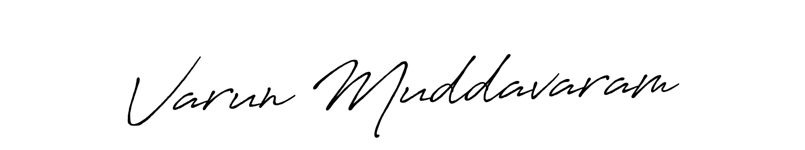 Antro_Vectra_Bolder is a professional signature style that is perfect for those who want to add a touch of class to their signature. It is also a great choice for those who want to make their signature more unique. Get Varun Muddavaram name to fancy signature for free. Varun Muddavaram signature style 7 images and pictures png