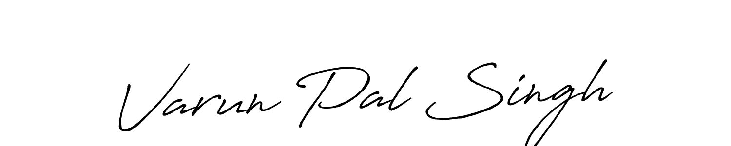 Create a beautiful signature design for name Varun Pal Singh. With this signature (Antro_Vectra_Bolder) fonts, you can make a handwritten signature for free. Varun Pal Singh signature style 7 images and pictures png