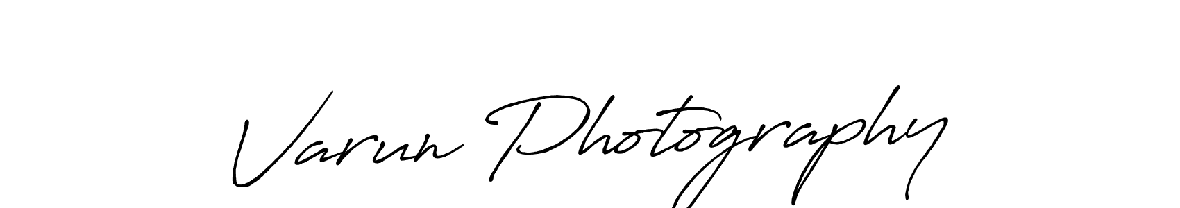 Make a beautiful signature design for name Varun Photography. With this signature (Antro_Vectra_Bolder) style, you can create a handwritten signature for free. Varun Photography signature style 7 images and pictures png