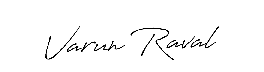 It looks lik you need a new signature style for name Varun Raval. Design unique handwritten (Antro_Vectra_Bolder) signature with our free signature maker in just a few clicks. Varun Raval signature style 7 images and pictures png