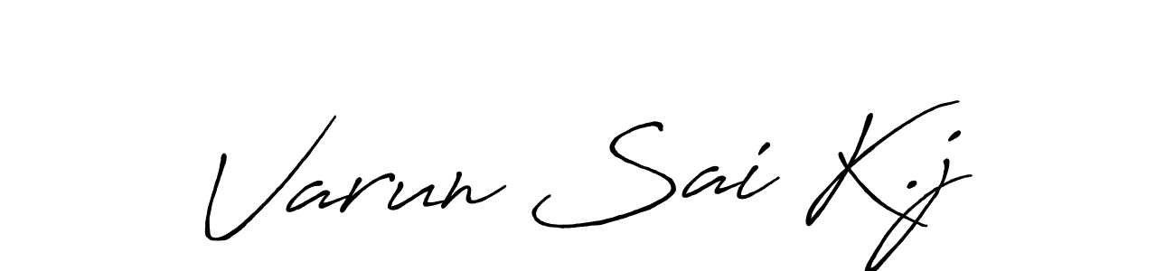 if you are searching for the best signature style for your name Varun Sai K.j. so please give up your signature search. here we have designed multiple signature styles  using Antro_Vectra_Bolder. Varun Sai K.j signature style 7 images and pictures png