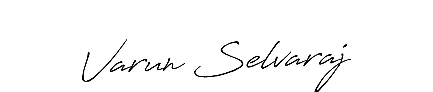 You should practise on your own different ways (Antro_Vectra_Bolder) to write your name (Varun Selvaraj) in signature. don't let someone else do it for you. Varun Selvaraj signature style 7 images and pictures png