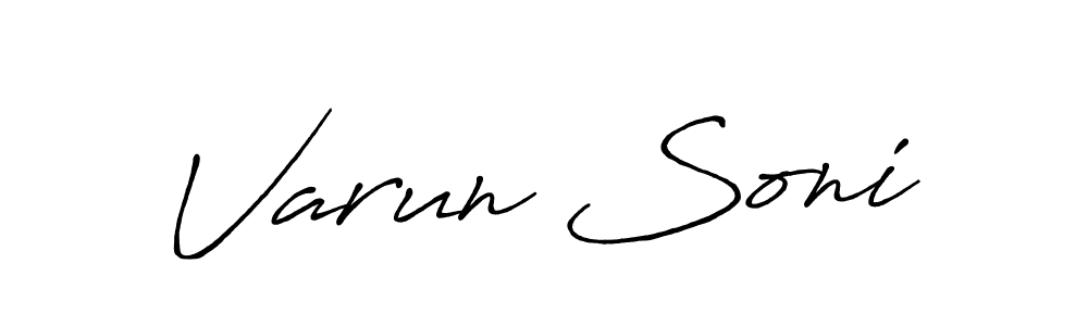 Make a beautiful signature design for name Varun Soni. Use this online signature maker to create a handwritten signature for free. Varun Soni signature style 7 images and pictures png