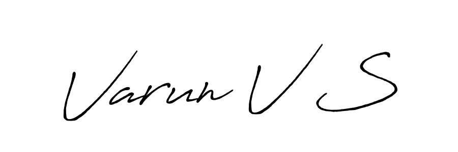 This is the best signature style for the Varun V S name. Also you like these signature font (Antro_Vectra_Bolder). Mix name signature. Varun V S signature style 7 images and pictures png