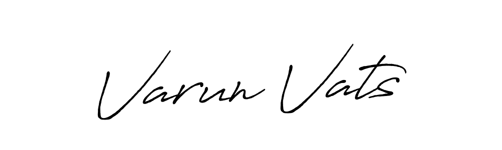 Antro_Vectra_Bolder is a professional signature style that is perfect for those who want to add a touch of class to their signature. It is also a great choice for those who want to make their signature more unique. Get Varun Vats name to fancy signature for free. Varun Vats signature style 7 images and pictures png