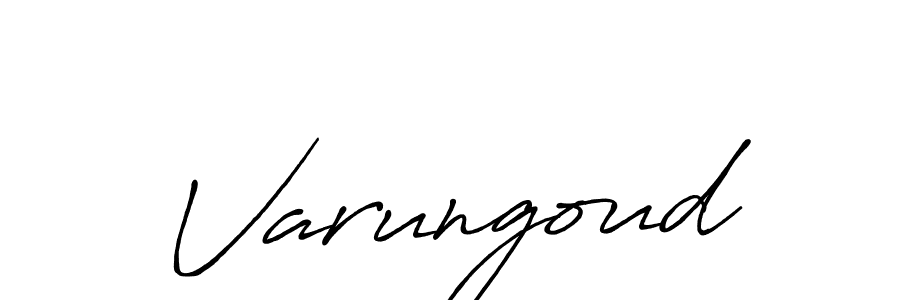 Use a signature maker to create a handwritten signature online. With this signature software, you can design (Antro_Vectra_Bolder) your own signature for name Varungoud. Varungoud signature style 7 images and pictures png