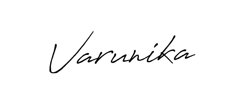 You should practise on your own different ways (Antro_Vectra_Bolder) to write your name (Varunika) in signature. don't let someone else do it for you. Varunika signature style 7 images and pictures png