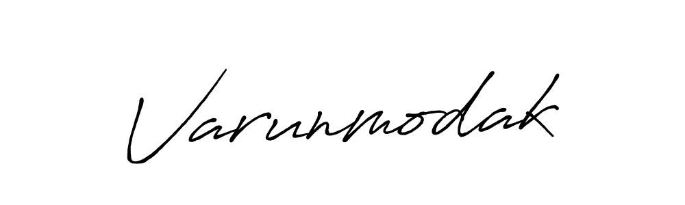 Make a beautiful signature design for name Varunmodak. With this signature (Antro_Vectra_Bolder) style, you can create a handwritten signature for free. Varunmodak signature style 7 images and pictures png