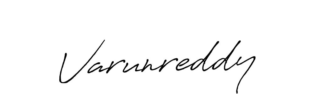 Create a beautiful signature design for name Varunreddy. With this signature (Antro_Vectra_Bolder) fonts, you can make a handwritten signature for free. Varunreddy signature style 7 images and pictures png
