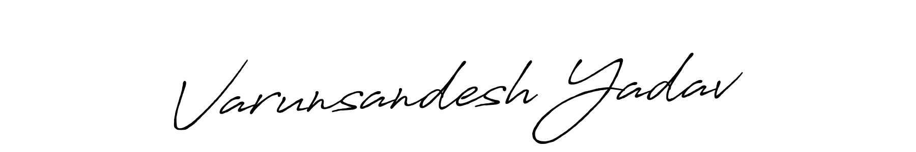 You can use this online signature creator to create a handwritten signature for the name Varunsandesh Yadav. This is the best online autograph maker. Varunsandesh Yadav signature style 7 images and pictures png