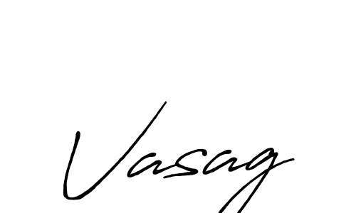 It looks lik you need a new signature style for name Vasag. Design unique handwritten (Antro_Vectra_Bolder) signature with our free signature maker in just a few clicks. Vasag signature style 7 images and pictures png