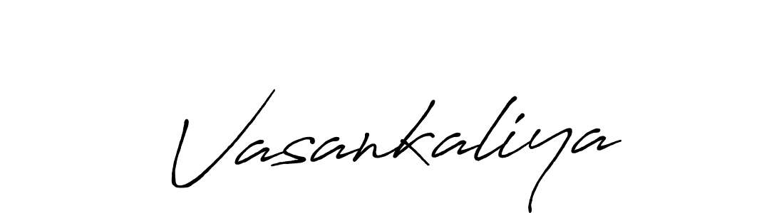 Design your own signature with our free online signature maker. With this signature software, you can create a handwritten (Antro_Vectra_Bolder) signature for name Vasankaliya. Vasankaliya signature style 7 images and pictures png