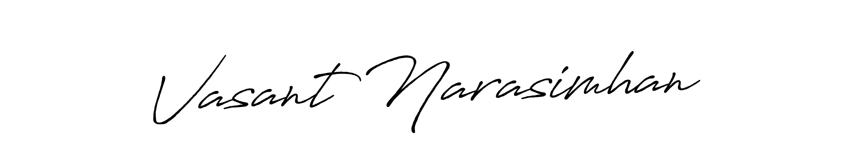 Antro_Vectra_Bolder is a professional signature style that is perfect for those who want to add a touch of class to their signature. It is also a great choice for those who want to make their signature more unique. Get Vasant Narasimhan name to fancy signature for free. Vasant Narasimhan signature style 7 images and pictures png