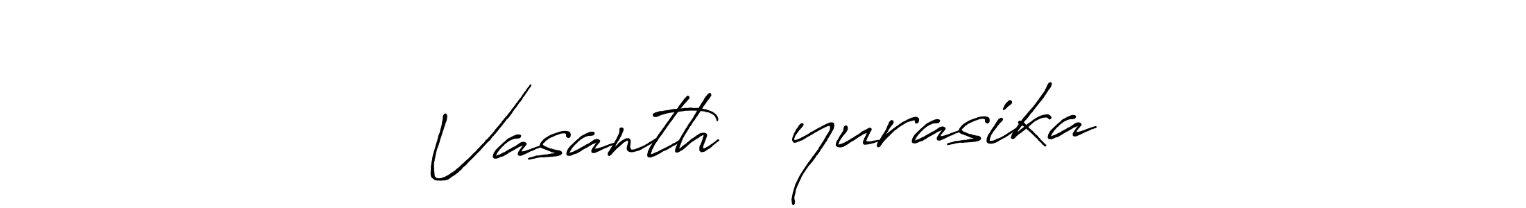 How to make Vasanth ❤️yurasika signature? Antro_Vectra_Bolder is a professional autograph style. Create handwritten signature for Vasanth ❤️yurasika name. Vasanth ❤️yurasika signature style 7 images and pictures png
